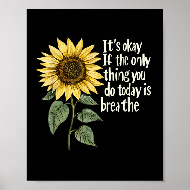 Affiche Sunflower Suicide Awareness  (Devant)