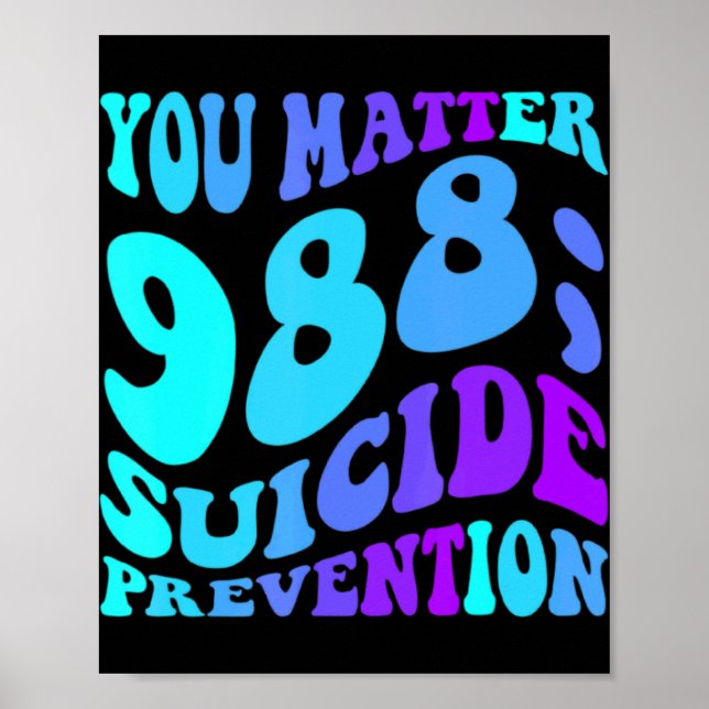 Affiche Sunflower You 988 Suicide Prevention Awaren  (Devant)