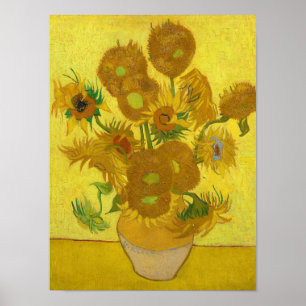 Affiche Sunflowers, 1889 par Vincent van Gogh