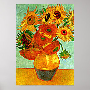 Affiche Sunflowers bien-aimés de Van Gogh (12)