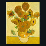Affiche Sunflowers par Vincent Van Gogh<br><div class="desc">Sunflowers par Vincent Van Gogh</div>