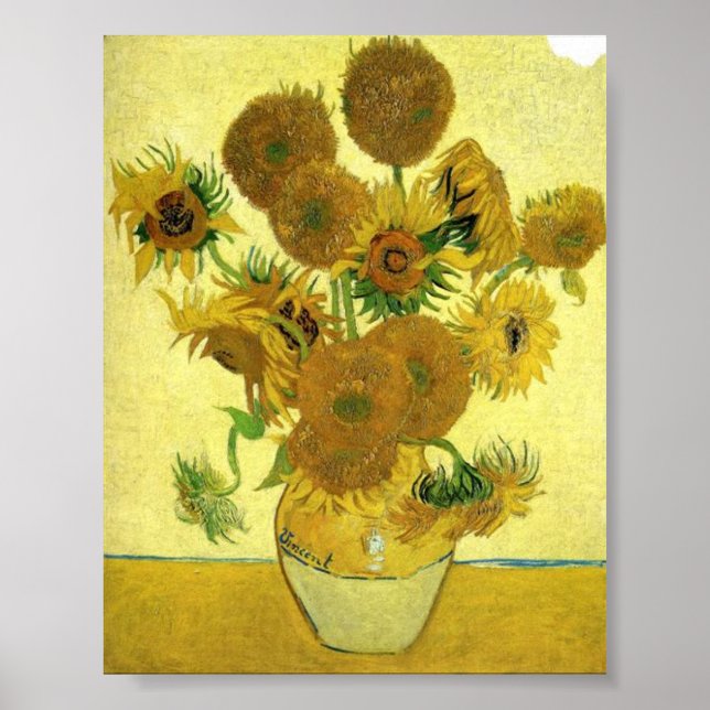 Affiche Sunflowers Still Life, Van Gogh (Devant)