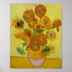 Affiche Sunflowers, Vincent van Gogh