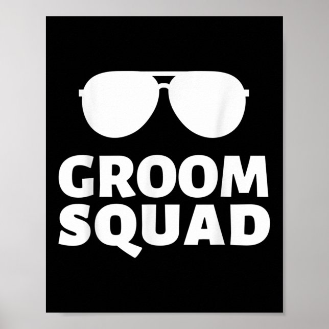 Affiche Sungels Groom Squad Funny Crew Bachelor Mariage Pa (Devant)