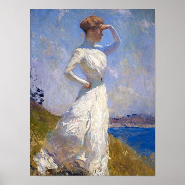 Affiche Sunlight, 1909 by Frank Weston Benson (Devant)