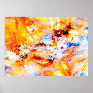 Affiche Sunlight. Abstract beautiful multicolor bright art