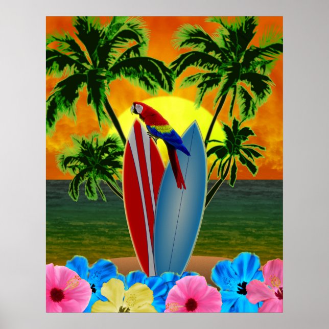 Affiche Sunny Beach Surf (Devant)