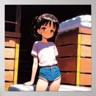 Affiche Sunny Day Anime Girl