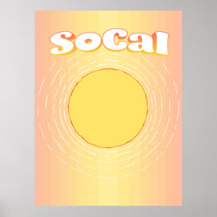 Affiche Sunny SoCal