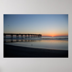 Affiche sunrise at fishing pier