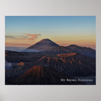 Affiche Sunrise Dawn au Mont Bromo Indonésie Voyage