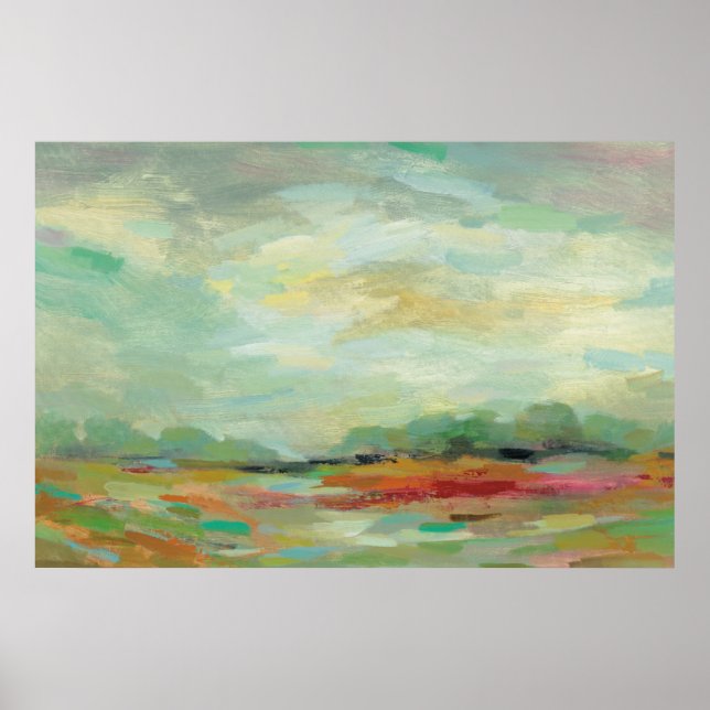 Affiche Sunrise Field Abstract | Silvia (Devant)