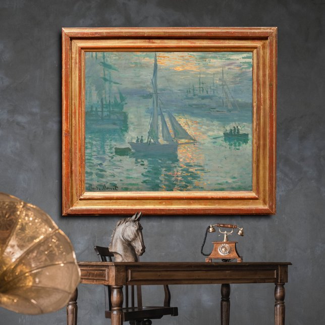 Affiche Sunrise (Marine) par Claude Monet (Créateur téléchargé)