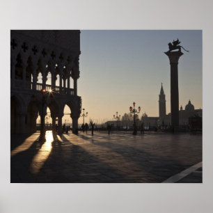 Affiche Sunrise sur la Plaza San Marco