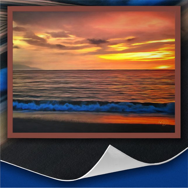 Affiche Sunset 1577 Art Print (Créateur téléchargé)