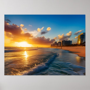 Affiche Sunset Beach