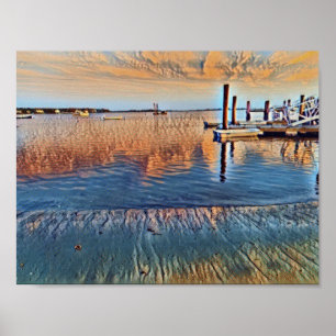 Affiche Sunset Cape Cod Dock