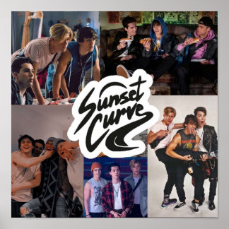 Affiche Sunset Curve Collage from JATP