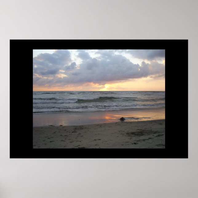 Affiche Sunset de la côte ouest (Devant)