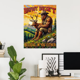 Affiche Sunset Embrace : Sasquatch et la gentillesse de la