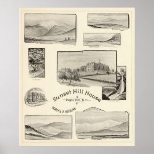 Affiche Sunset Hill House, Sugar Hill, NH