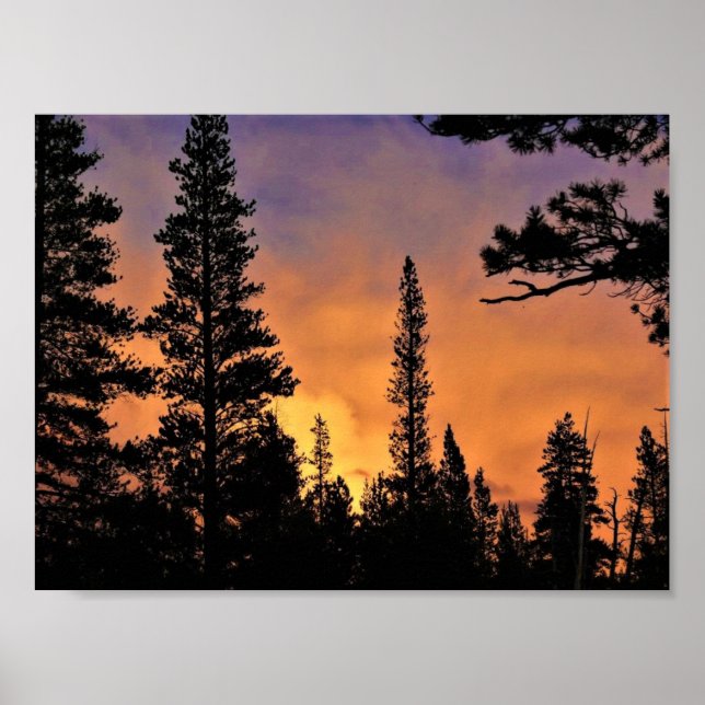Affiche Sunset in Tuolumne Meadows, Yosemite, CA (Devant)