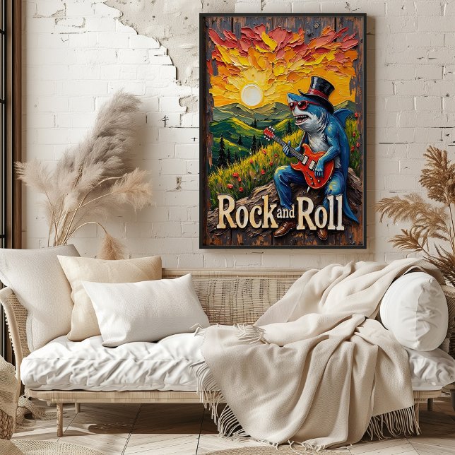 Affiche Sunset Serenade : Encore du requin (Créateur téléchargé)