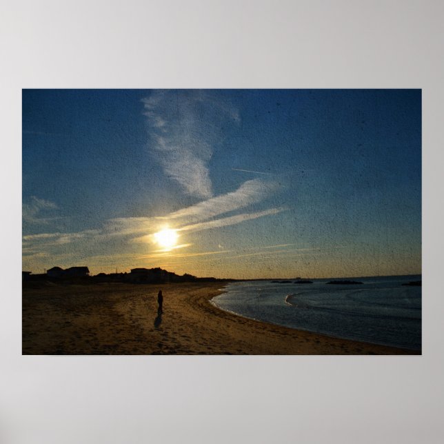 Affiche Sunset texturé par Shirley Taylor (Devant)