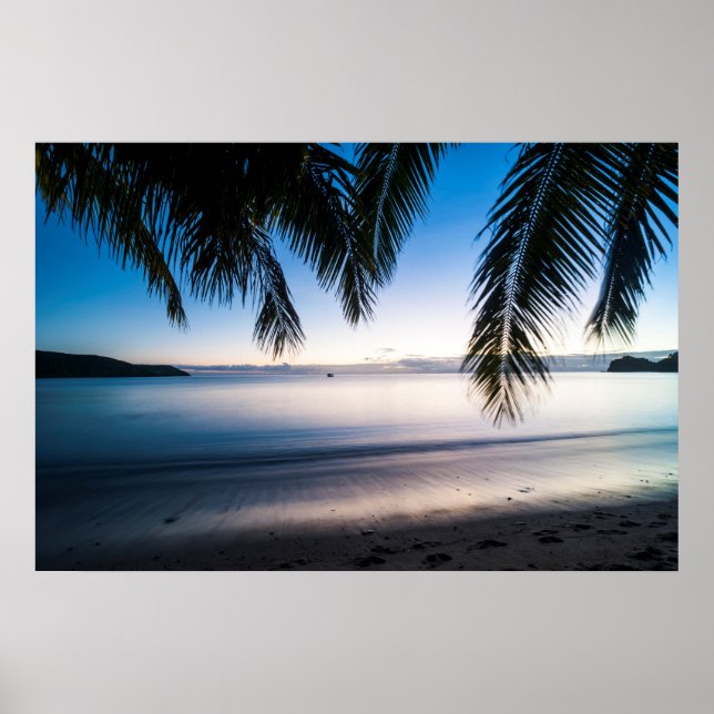 Affiche Sunset Tropical Seascape (Devant)