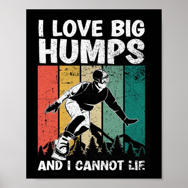 Affiche Sunset Vintage Snowboard Snowboard (Devant)