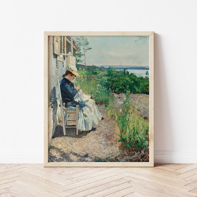 Affiche Sunshine, Kalvøya | Eilif Peterssen (Créateur téléchargé)