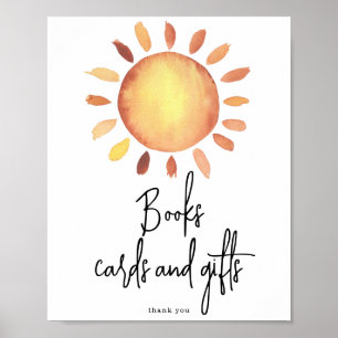 Affiche Sunshine Livres cartes et cadeaux
