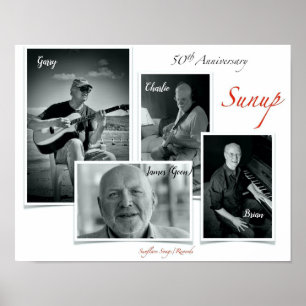 Affiche SUNUP 50e anniversaire de l'enregistrement