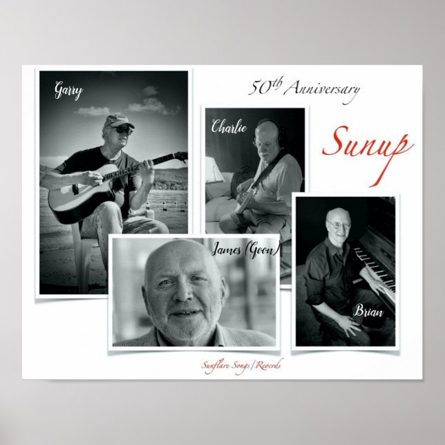 Affiche SUNUP 50e anniversaire de l'enregistrement (Devant)