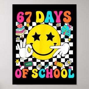 Affiche Super 67e jour d'école 67 mème professeur garçon f