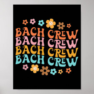 Affiche Super Bach Crew Funny Bachelorette fête de la mari