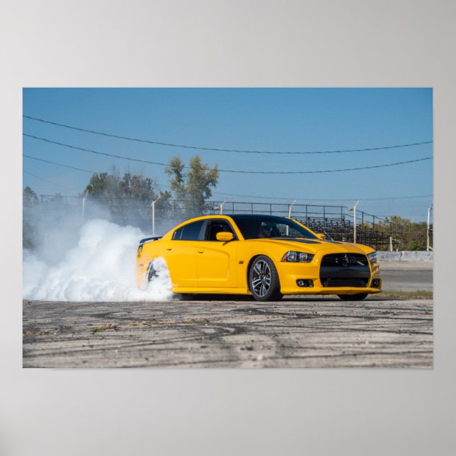 Affiche Super Bee Burnout (Devant)