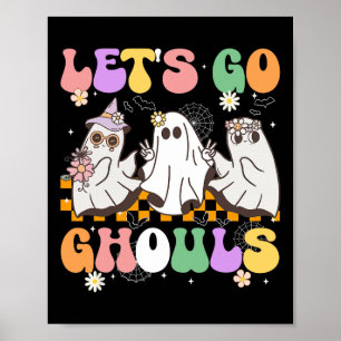 Affiche Super Boo Lets Go Gouls Halloween Ghost Women Gi