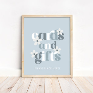 Affiche Super Daisy Moderne Boho Anniversaire Cartes et Ca