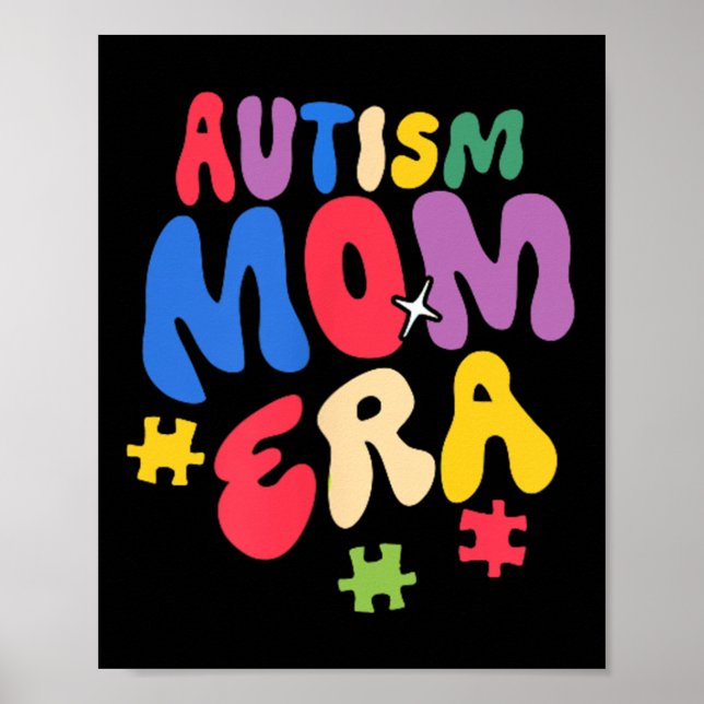 Affiche Super Dans Mon Autisme Maman Era Funny Awareness W (Devant)