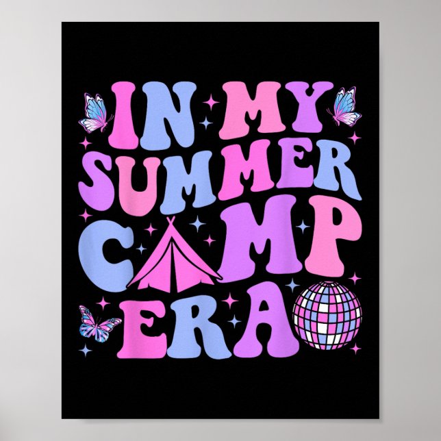 Affiche Super Dans Mon Camp D'Été Camping (Devant)