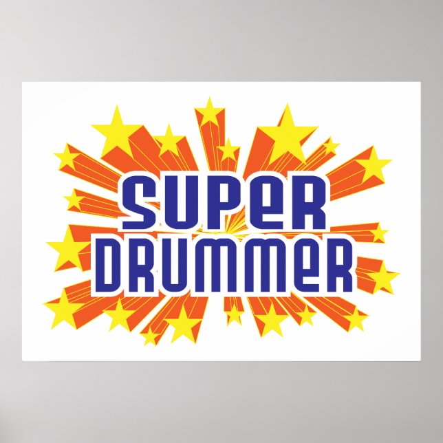 Affiche Super Drummer (Devant)