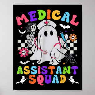 Affiche Super Éffrayant Médicale Istad Cute Halloween