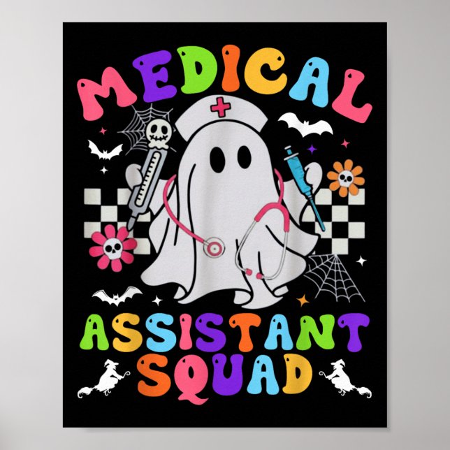 Affiche Super Éffrayant Médicale Istad Cute Halloween (Devant)