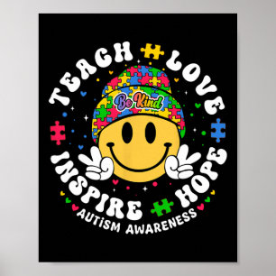 Affiche Super Enseigner L'Espoir Amour Inspirer Enseignant
