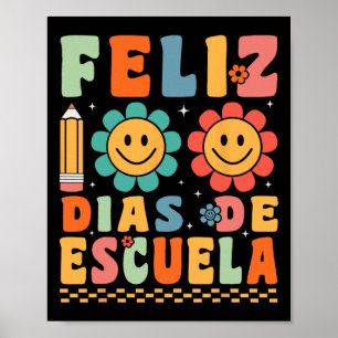 Affiche Super Feliz 100 Dias De Escuela Super 100 Jours