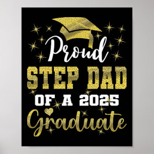 Affiche Super Fier Étape Papa De 2025 Graduate Graduation