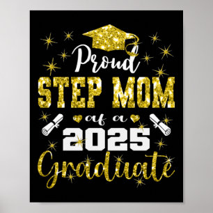 Affiche Super fière belle-mère du diplômé de 2025 Diplômé