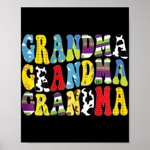 Affiche Super grand-mère correspondant à la famille d'anni