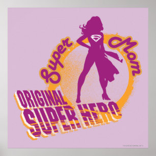 Affiche Super Hero original Super Maman